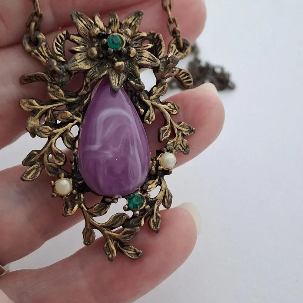 Vintage-american Women's Purple Jewellery